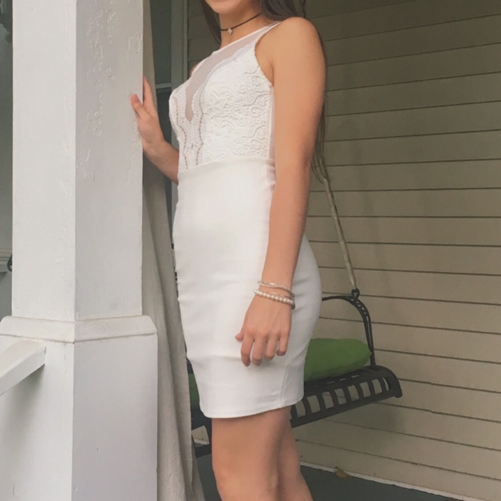 White homecoming dress from Lulus!!